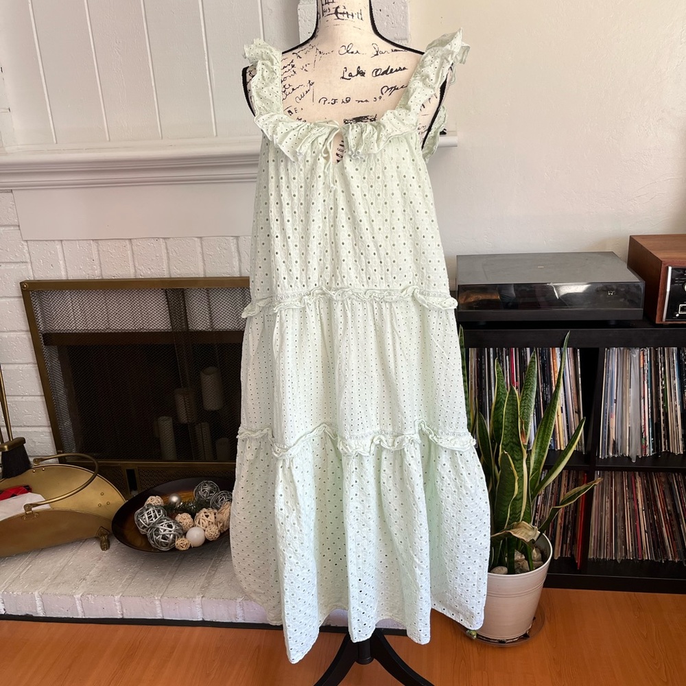 ZARA Eyelet Dress - Size M